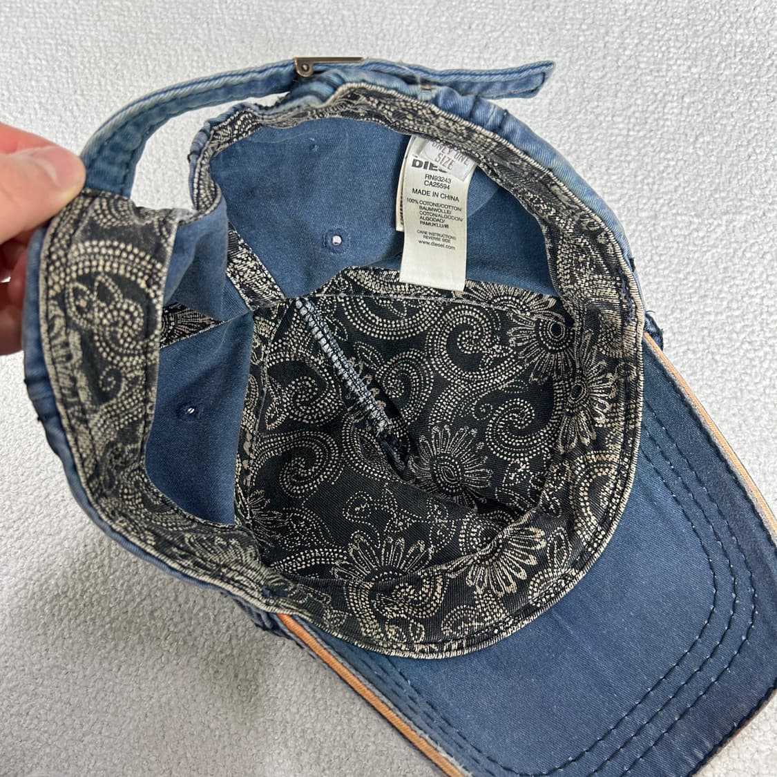 디젤 y2k 볼캡 상품이미지6