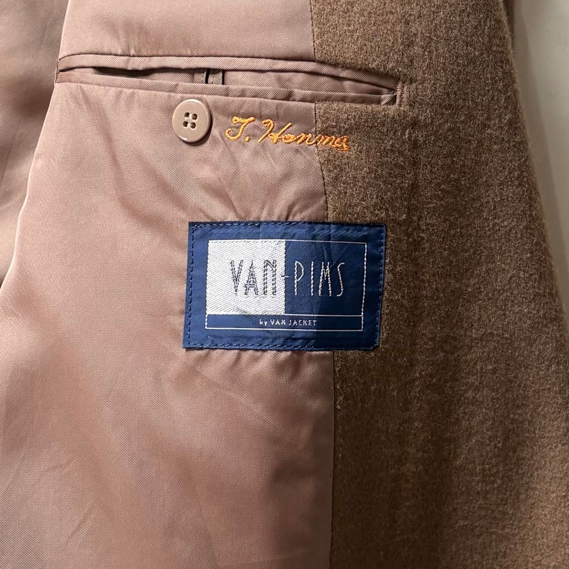 [100] VAN JACKET 더블 브레스티드 울 금장 자켓 상품이미지5