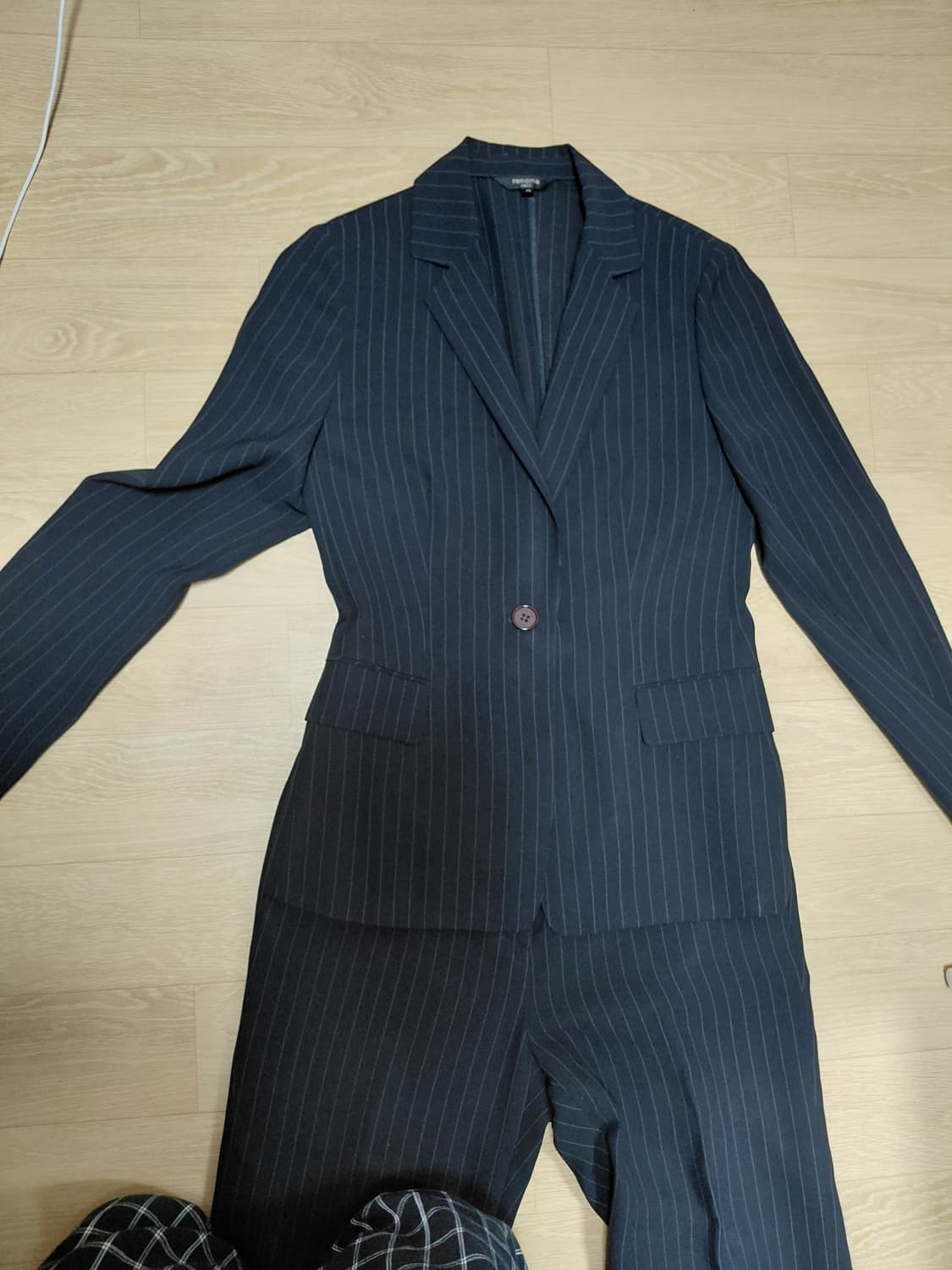 renoma 레노마 여름 네이비 스트라이프 정장 셋업 상품이미지2