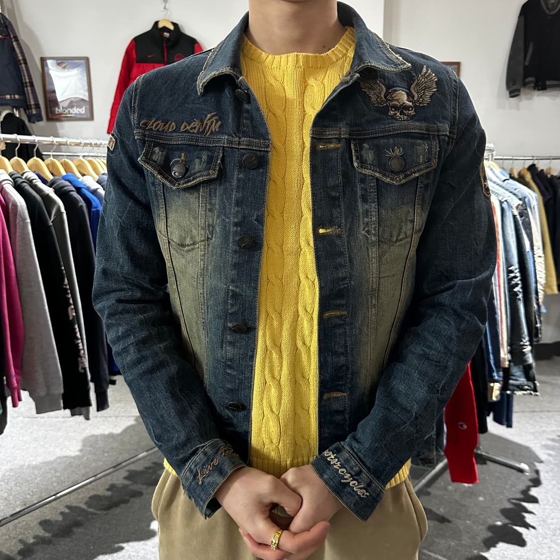 Japanese denim jacket 상품이미지2