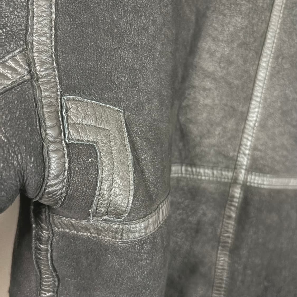 빈티지 b-3 리얼 무스탕 양가죽 양털 상품이미지5