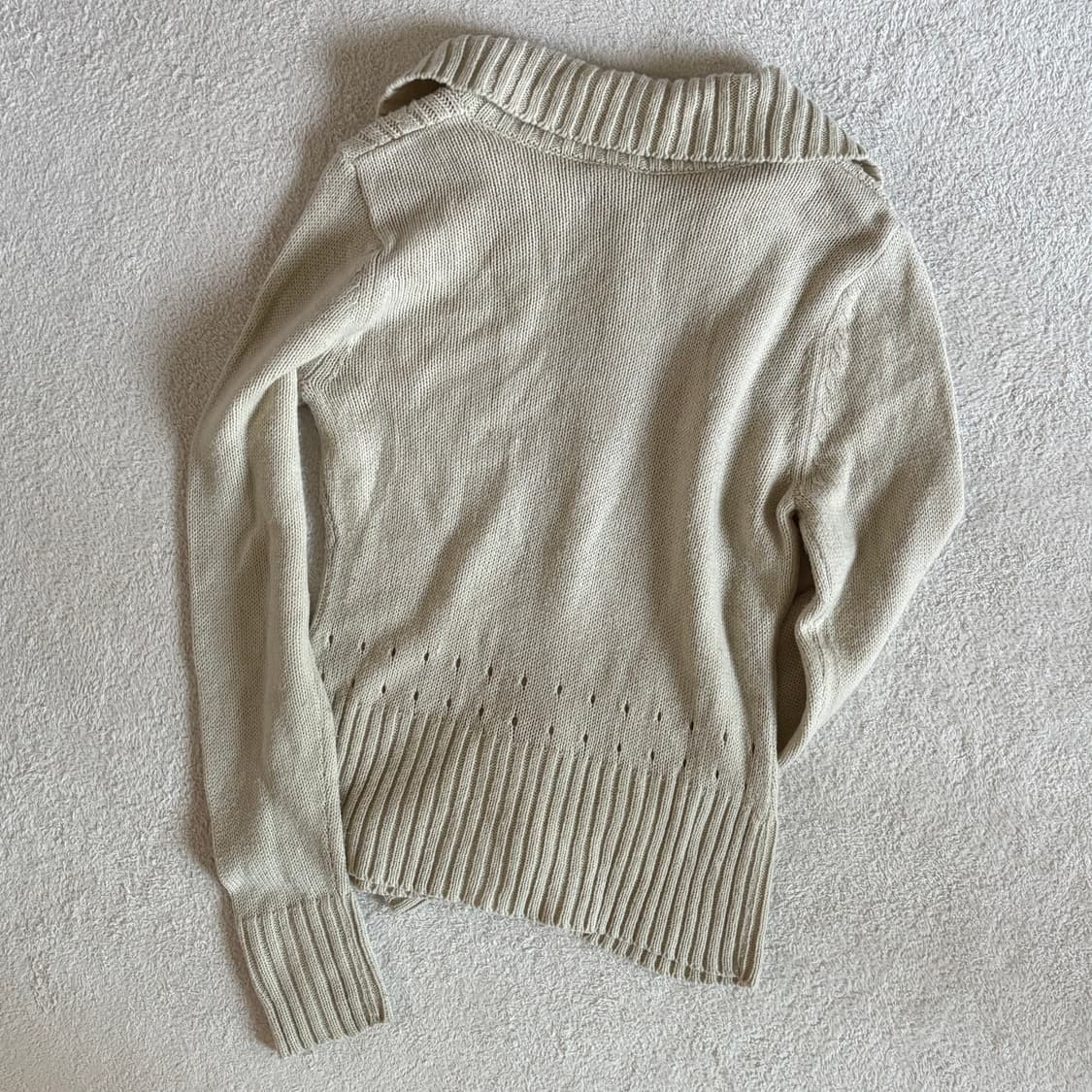 빈티지 연베이지 가디건 상품이미지5