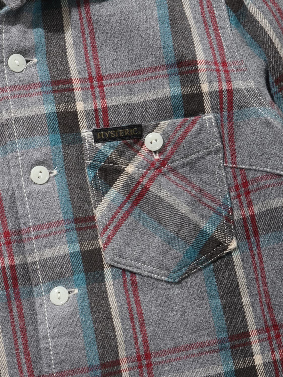 HYSTERIC GLAMOUR Plaid Flannel Shirt 상품이미지5