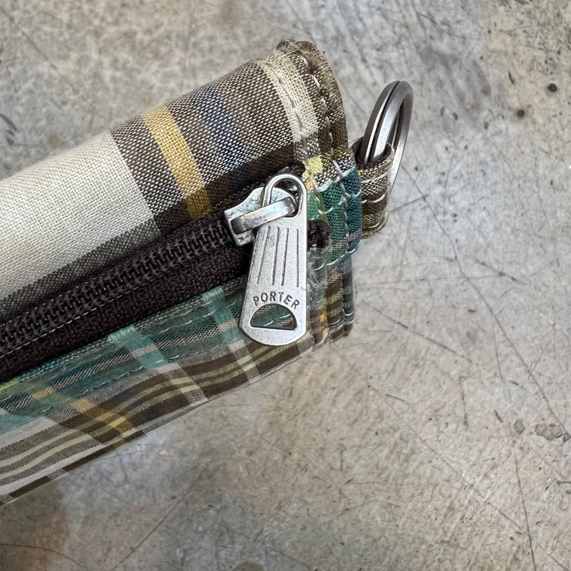 Porter x ESSENTIAL DESIGNS 체크 지갑 상품이미지5