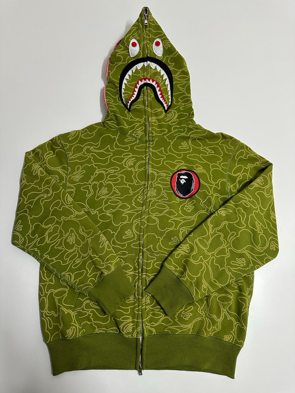 베이프 샤크 후드집업 상품이미지2