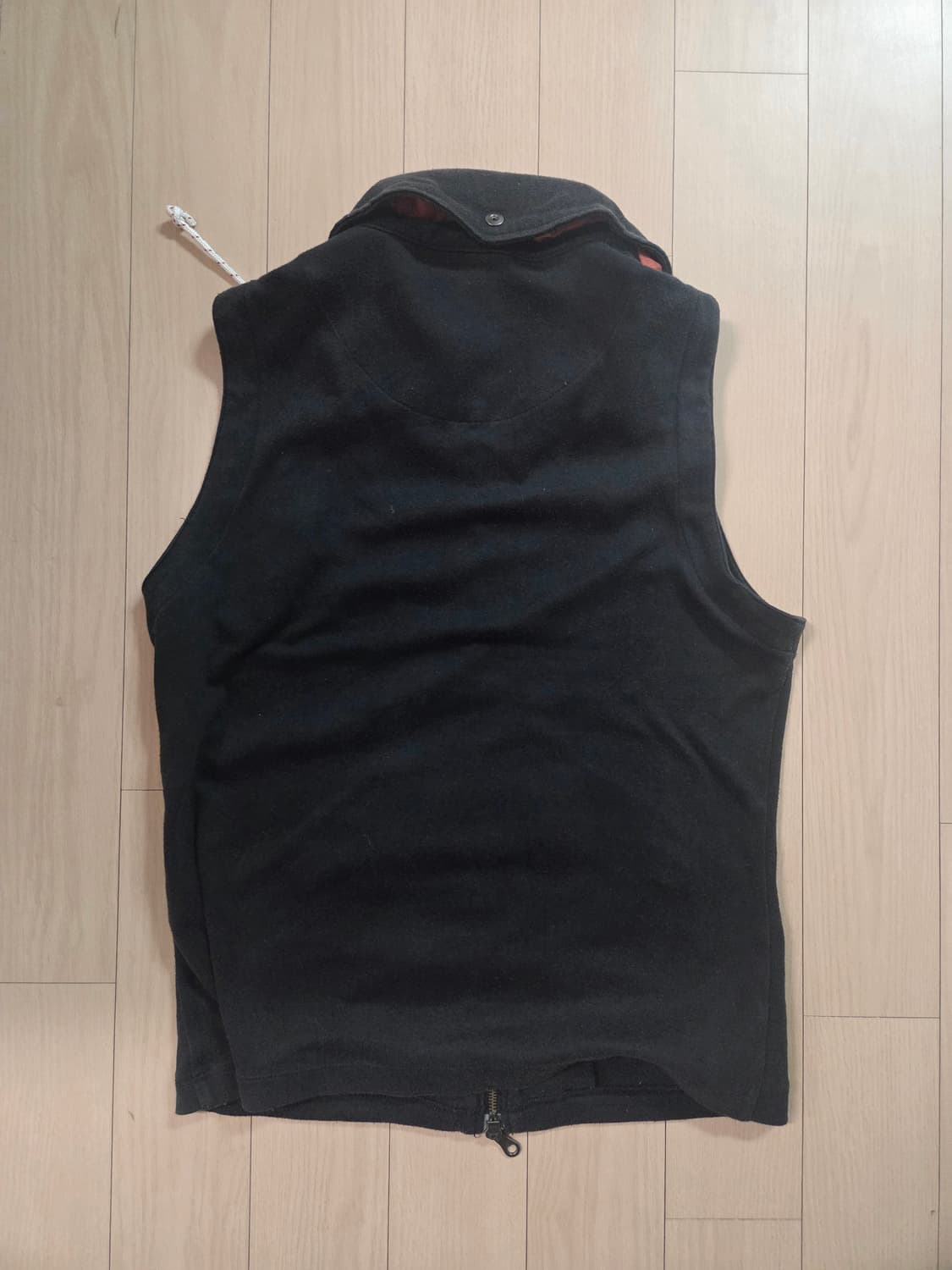 NICOLE CLUB for men 후드집업 블랙 M 조끼스타일 y2k 상품이미지4