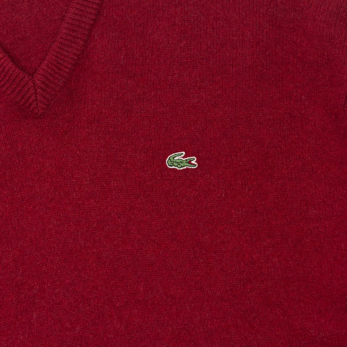 00s 라코스테 브이넥 울 니트 스웨터 상품이미지3