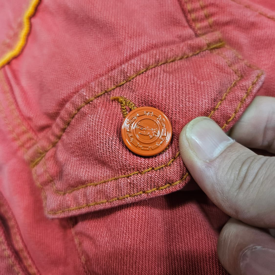 에트로(ETRO) 빈티지 데님 자켓 44-55size 상품이미지6