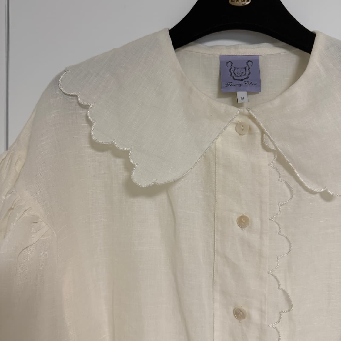 🏷️ThierryColson Vanina 스캘럽 블라우스 (새상품) 상품이미지2