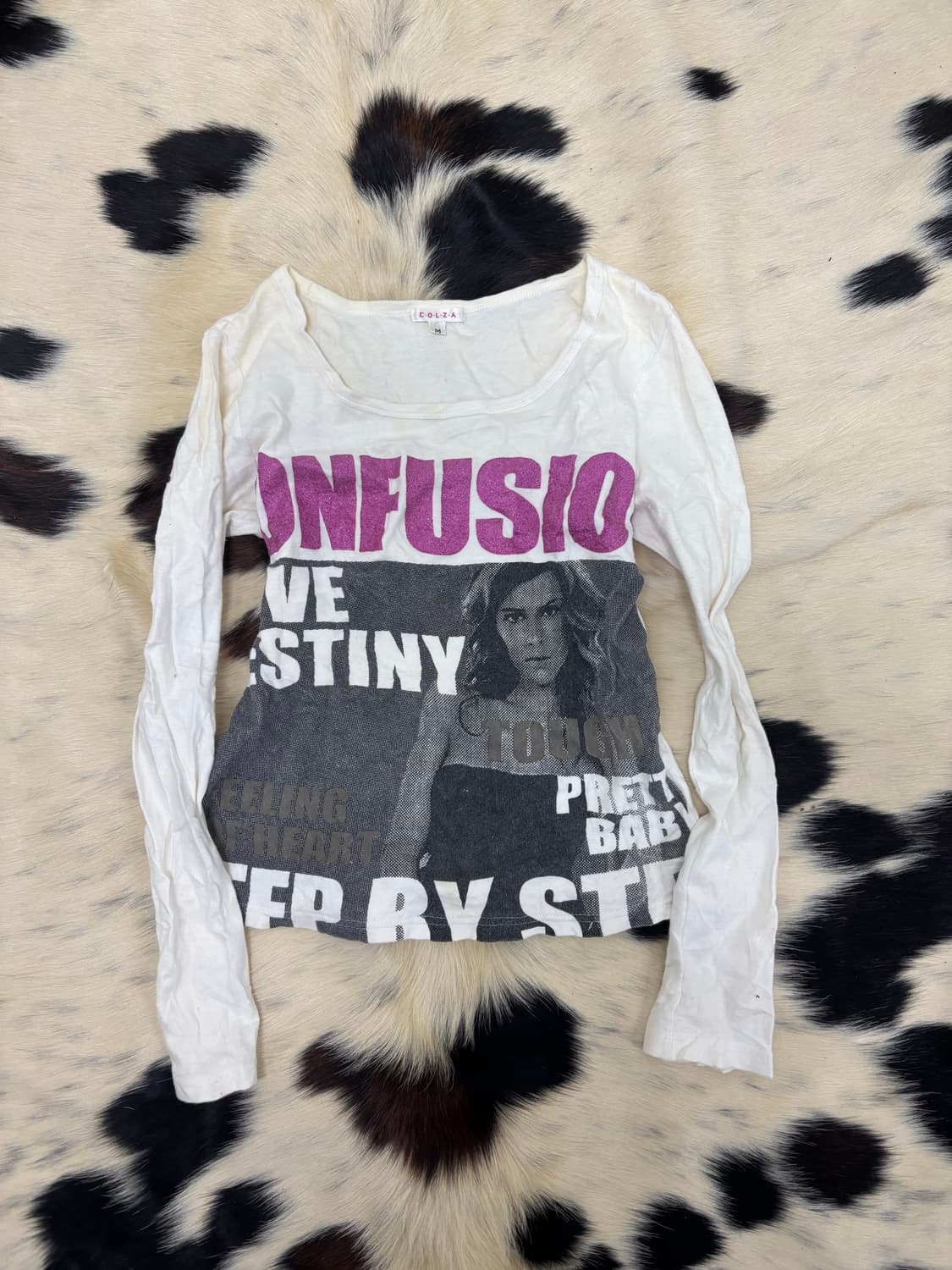 [Colza]Y2K Girl Print Sleeve 상품이미지3