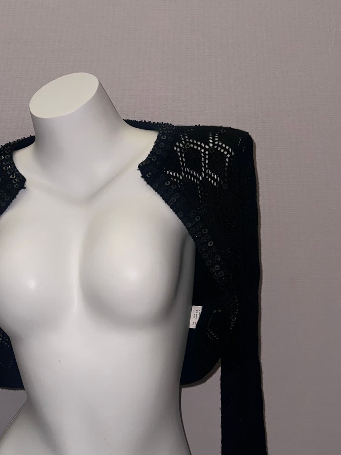 빈티지 스팽글 크로쉐 볼레로 상품이미지4