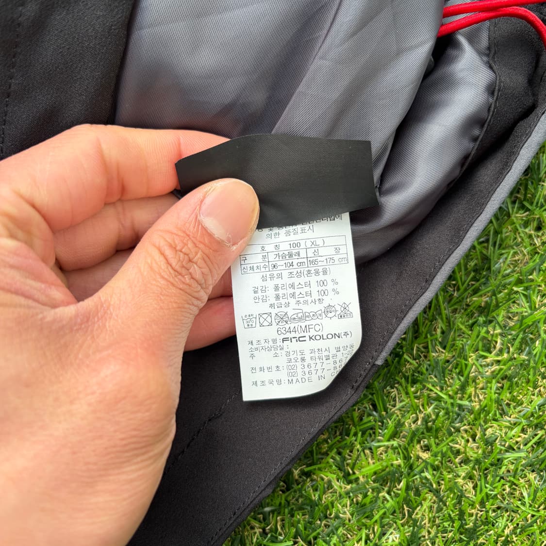 XL)코오롱 텍티니컬 투웨이 바람막이 자켓 상품이미지6