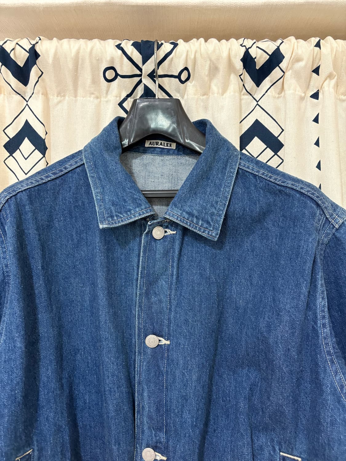 오라리 / 셀비지 라이트 데님 블루종 상품이미지7