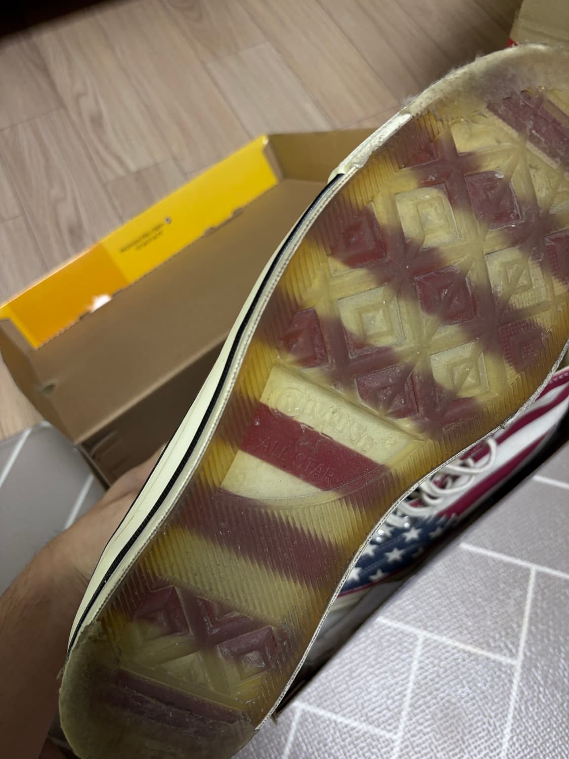 275 컨버스 척 70 하이 아카이 브 리스트럭처드 성조기 상품이미지3