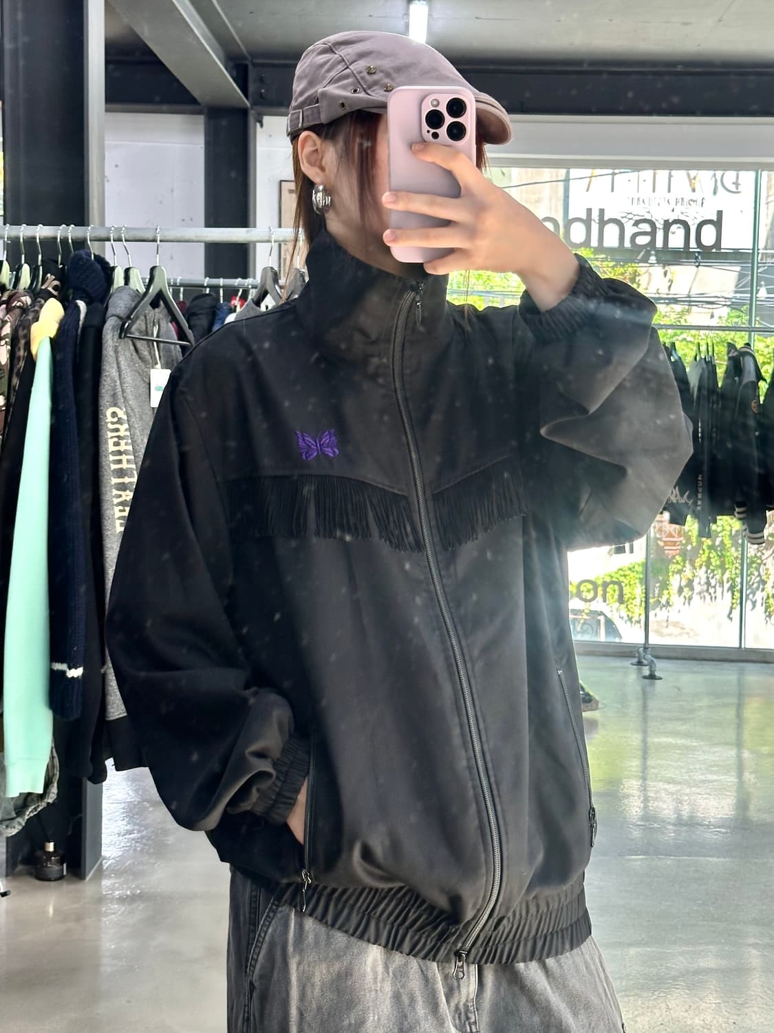 니들스 프린지 트랙자켓져지 상품이미지1