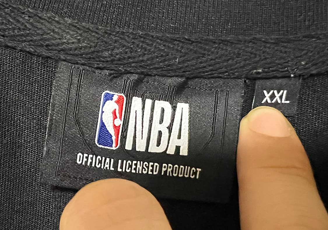NBA 코리아 PLAY 루즈핏 스몰로고 남자 반팔티 블랙 XXL 110 상품이미지3
