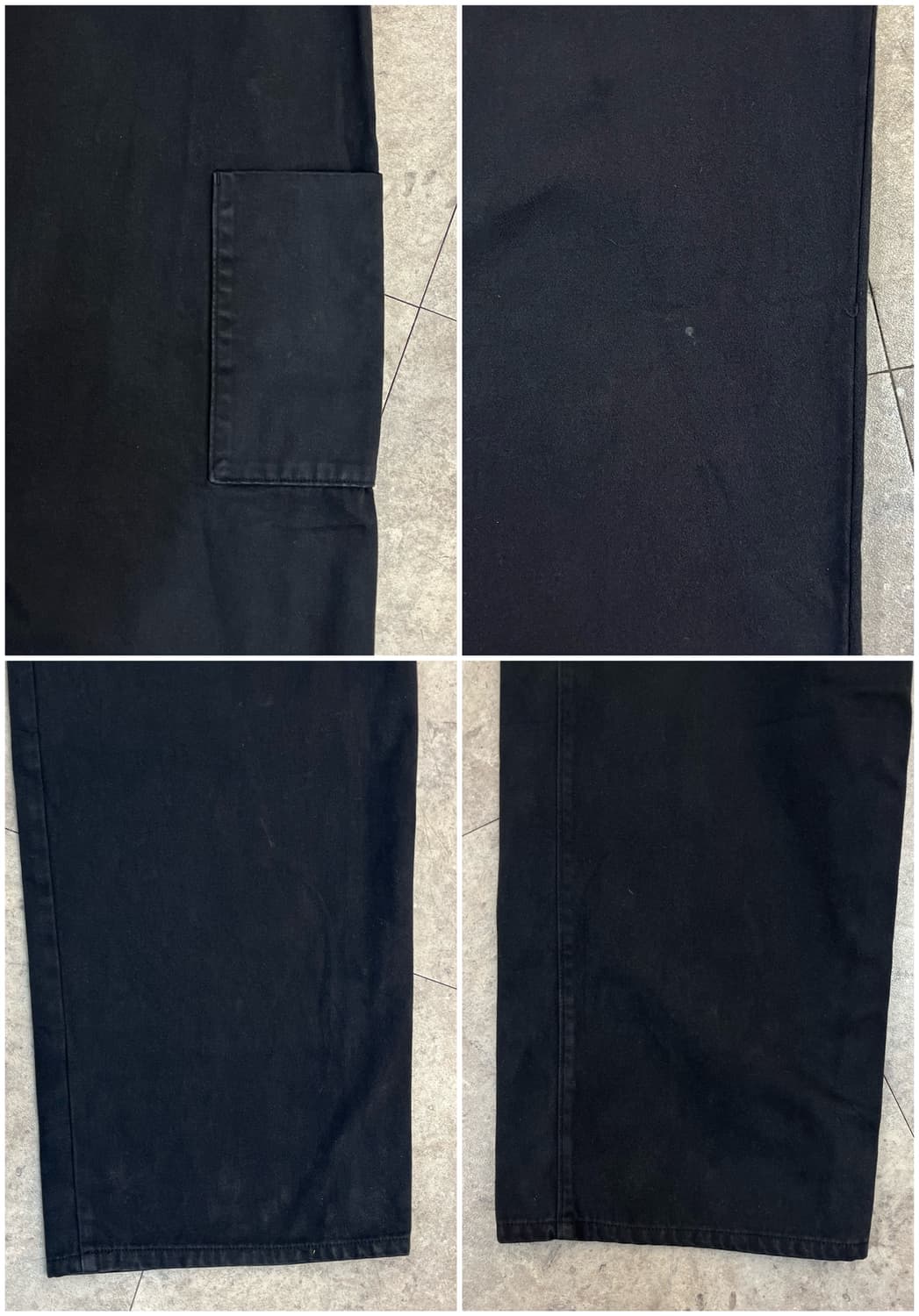 이지갭 사틴 카고 밴딩 팬츠 블랙 L #csz3637 상품이미지9