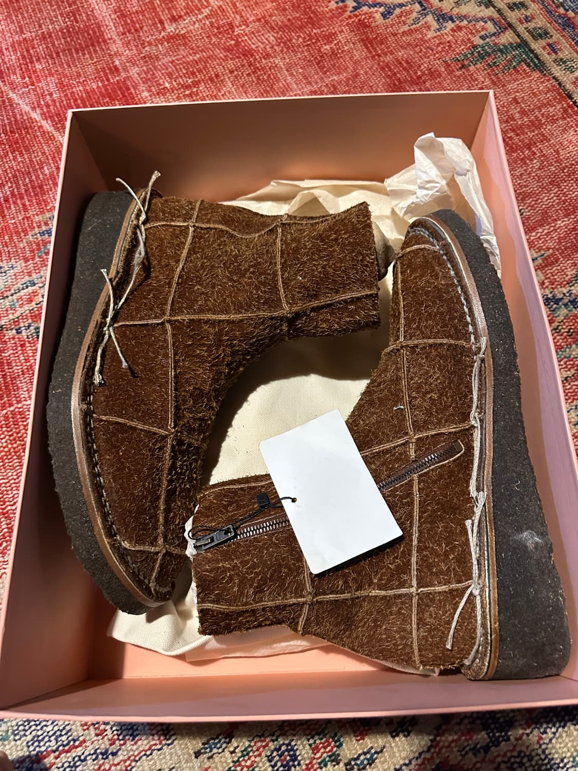 아크네 스튜디오 패치워크 스웨이드 부츠 44 상품이미지6