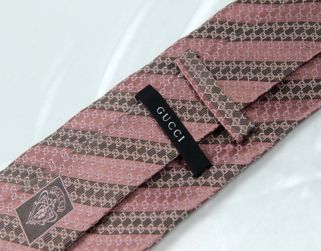  구찌 9.3cm A등급 GG로고 클래식 남자 명품 넥타이 상품이미지4