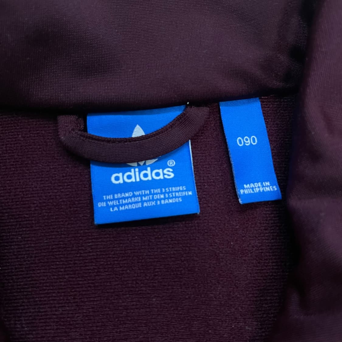 아디다스 파이어버드 트랙탑 져지 버건디 상품이미지5