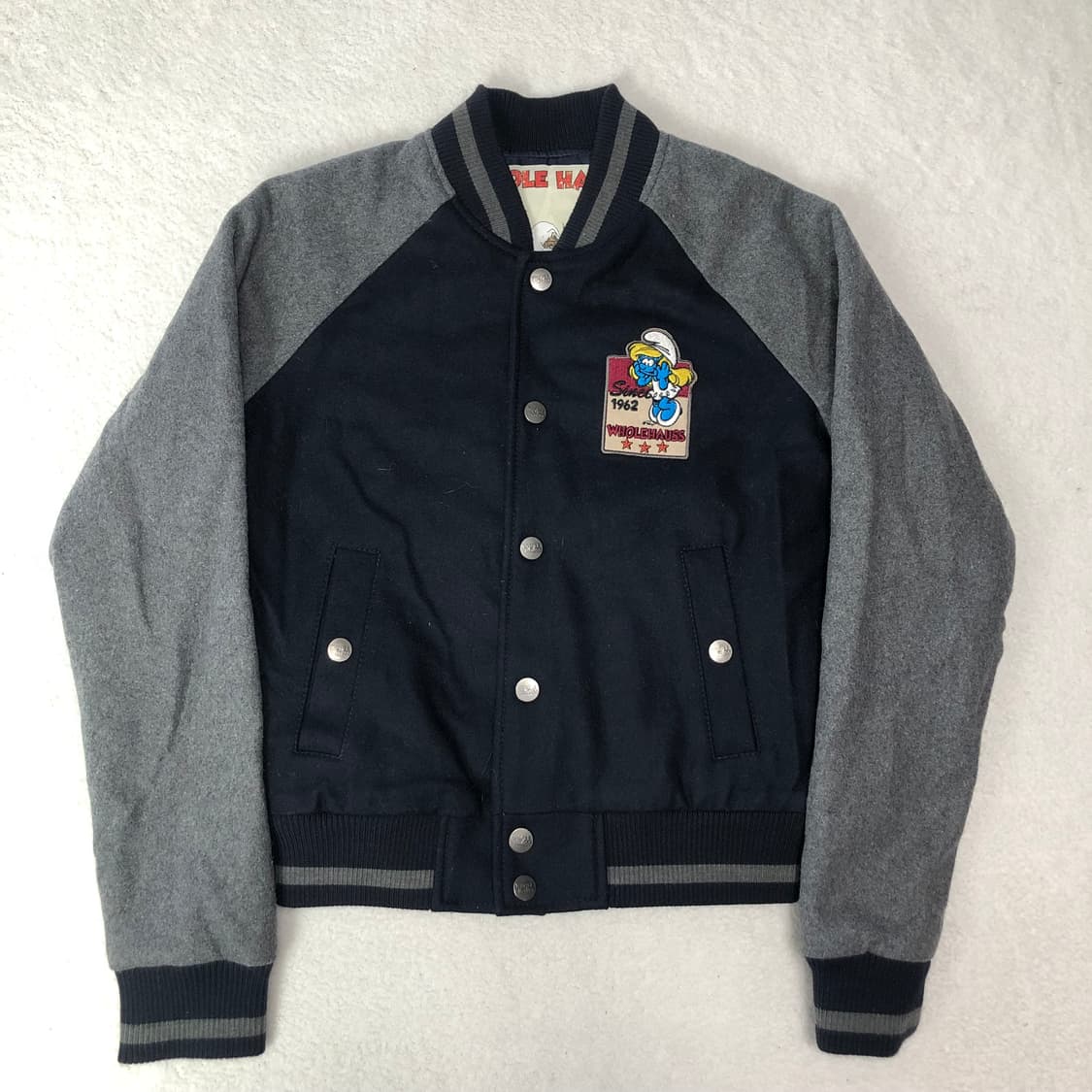 홀하우스 스머프 바시티 자켓 상품이미지1