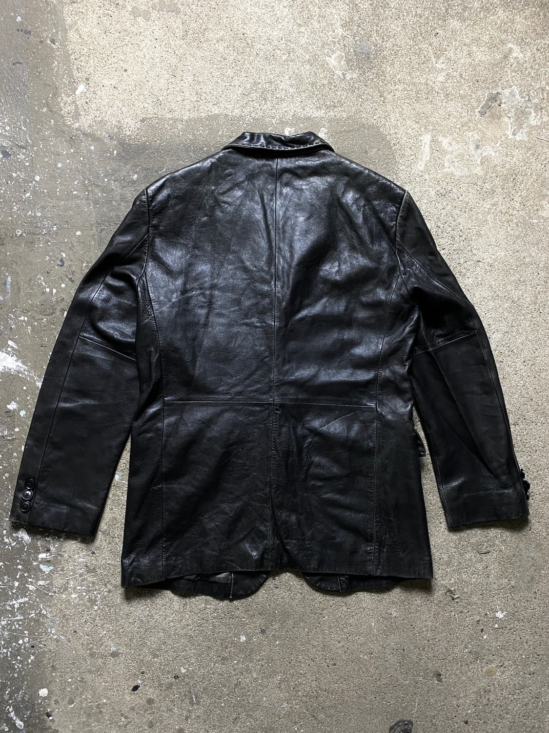 빈티지 레더 블레이저 가죽 자켓 빈티지 블레이저 자켓 상품이미지2