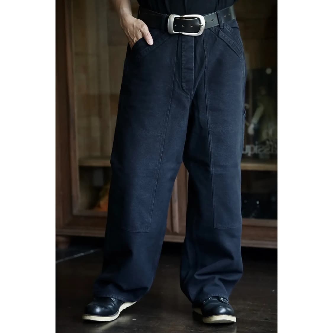 25aw Vintage Silk Hemp Double Knee Pants 상품이미지1