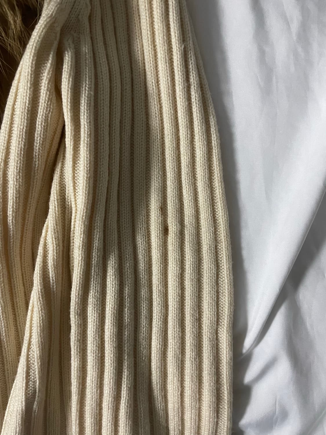 빈티지 y2k 갸루 퍼 니트집업 상품이미지3