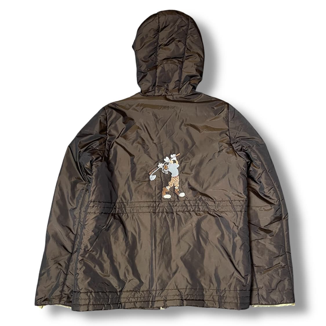 빈티지 브라운 후드 패딩 점퍼 77 상품이미지2