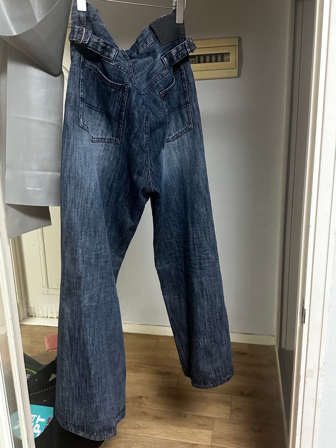 3)수선상품 폴리테루 에이지드 고시마 데님팬츠 워시드미드인디고 상품이미지3