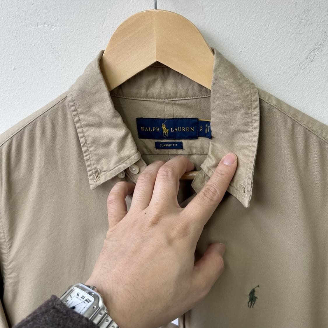 15358 - 폴로 랄프로렌 베이지 셔츠 상품이미지3