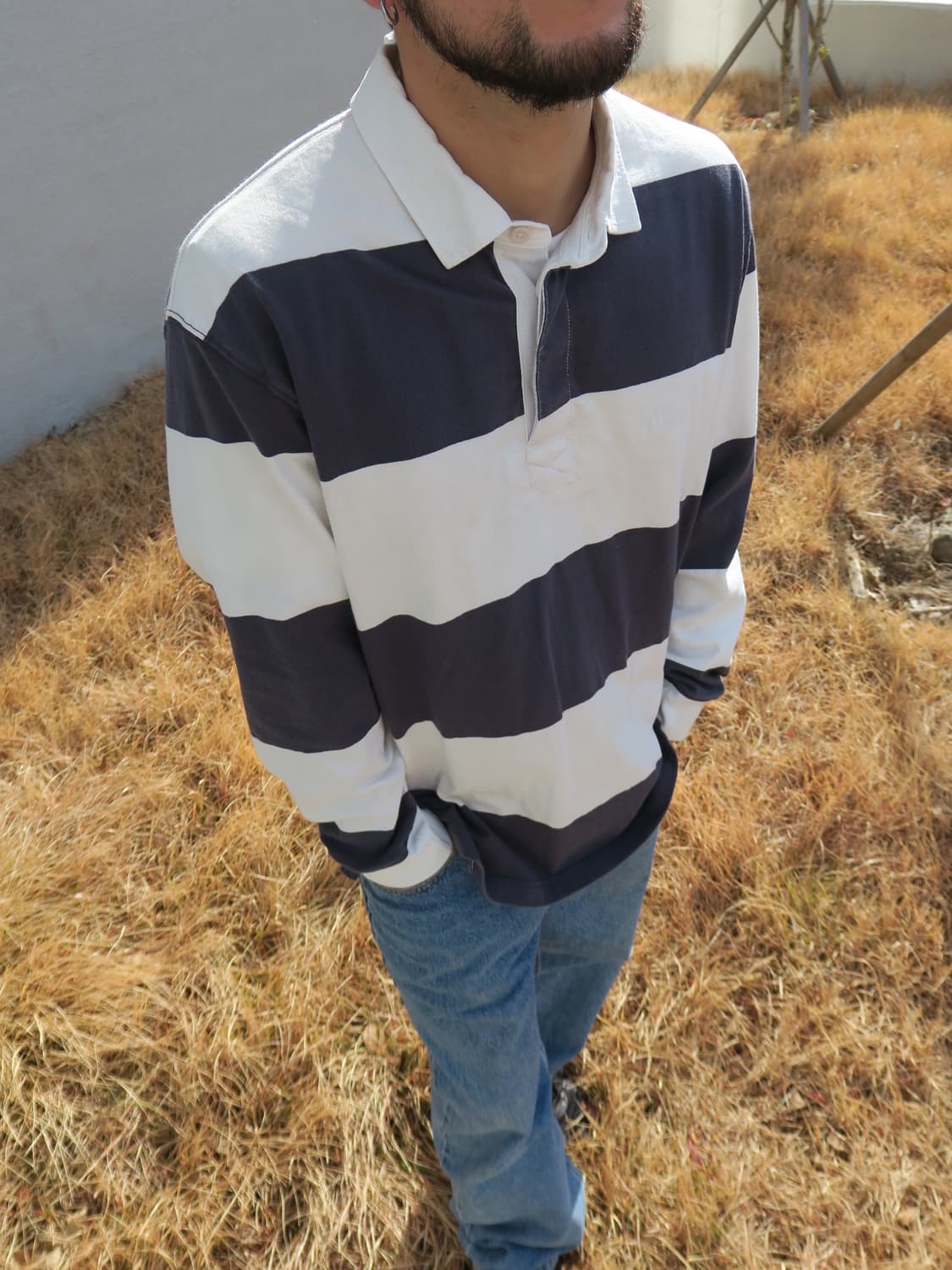 Jw앤더슨 스트라이프 럭비티셔츠 XL 상품이미지2