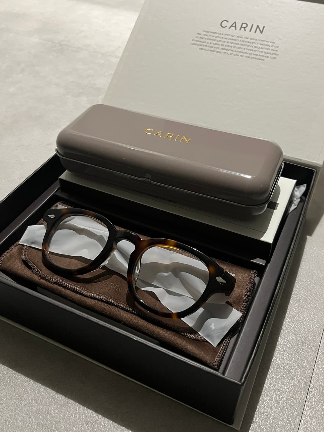CARIN DENSE_C2 안경 판매합니다 상품이미지4