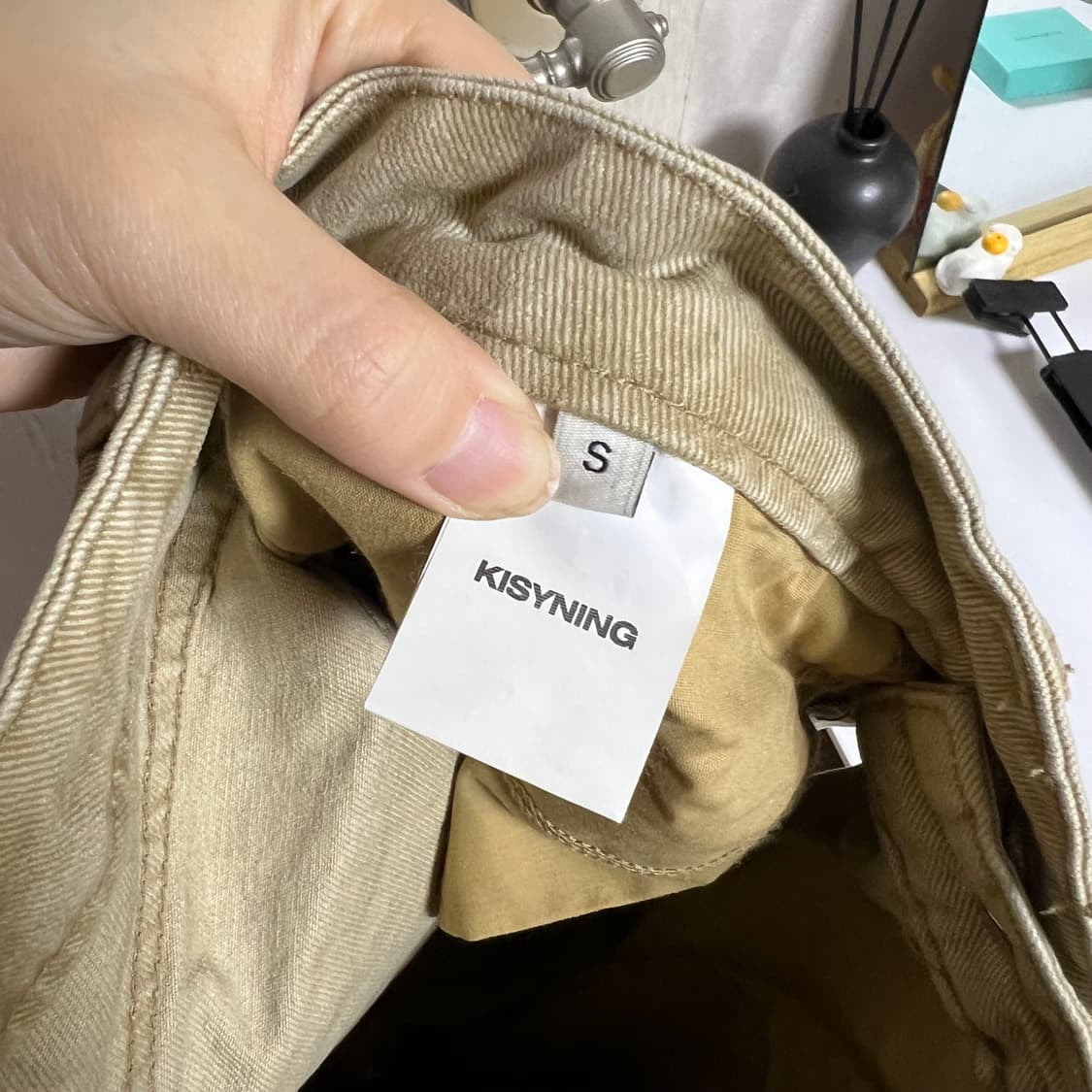 키시닝 로우라이즈 팬츠 s 새상품 상품이미지8