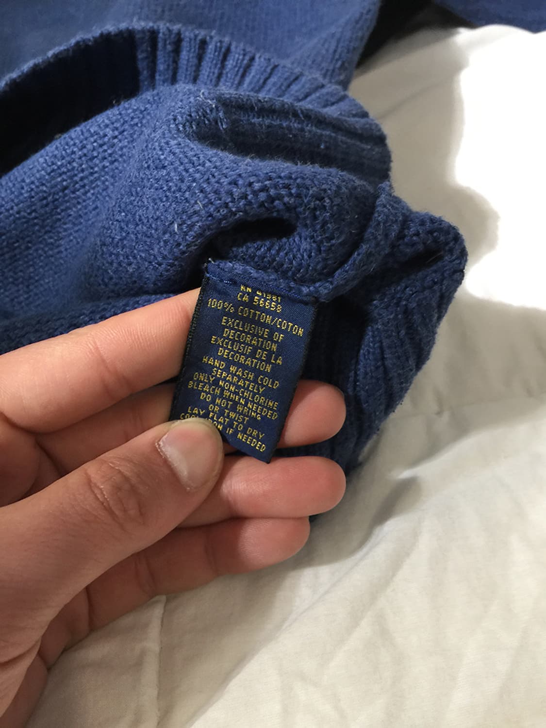 (MAN) 폴로랄프로렌 반집업 니트 스웨터 M 상품이미지4