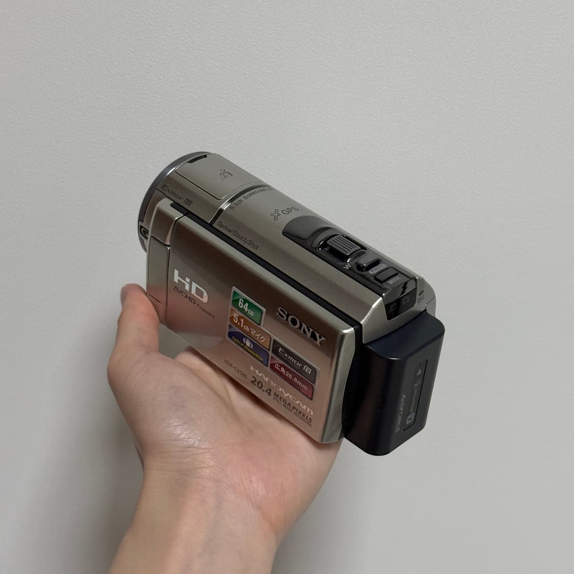 SONY HDR-CX590V 소니캠코더 소니핸디캠 빈티지캠코더 디카 상품이미지3