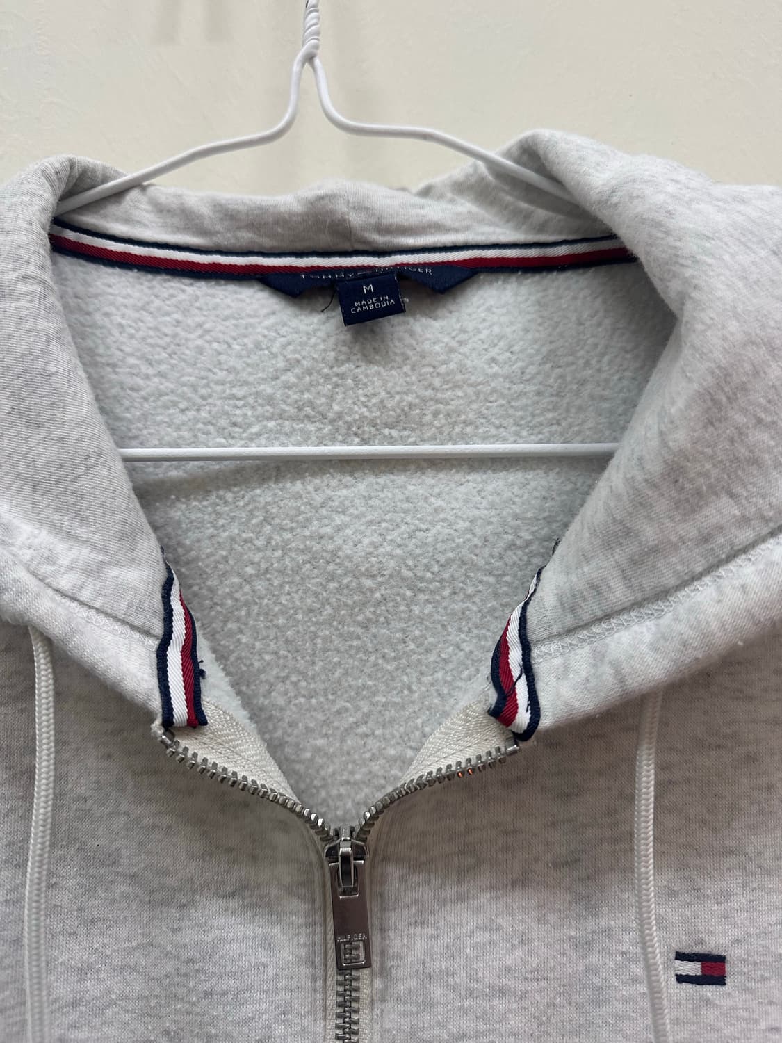 타미힐피거 그레이 후드집업 상품이미지4