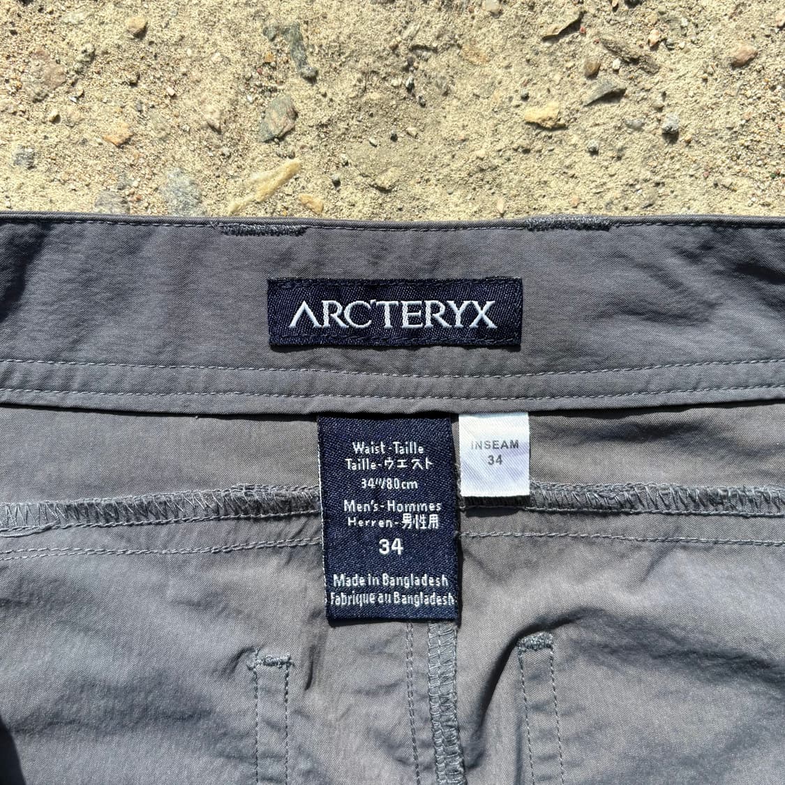 (34-30) 아크테릭스 그레이 람파트 팬츠 상품이미지4