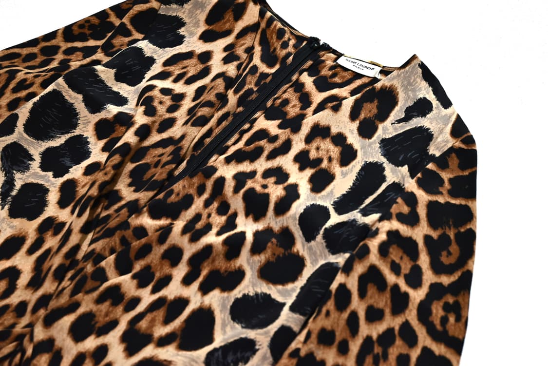 Saint Laurent 17SS leopard silk top 상품이미지2