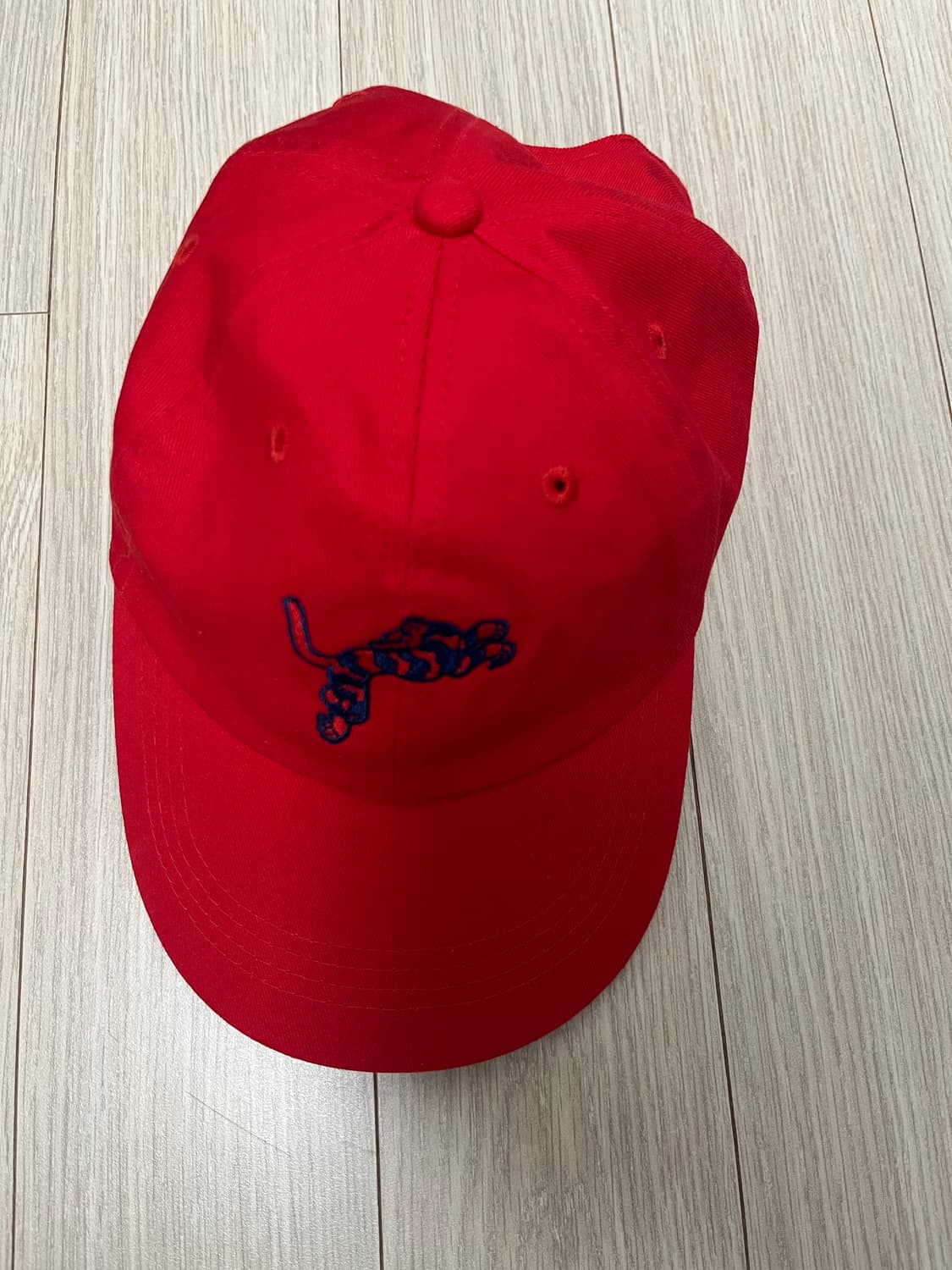 드레익스 레드 타이거 자수 볼캡 모자 상품이미지1