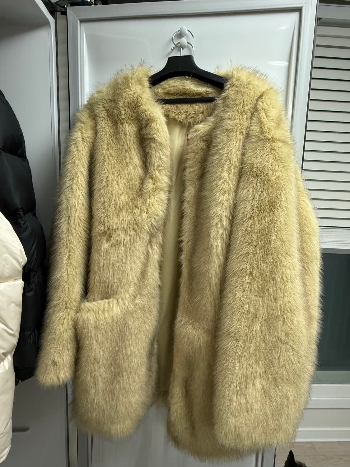 플리즈프로젝트 베이지 퍼(1회착용) 상품이미지5