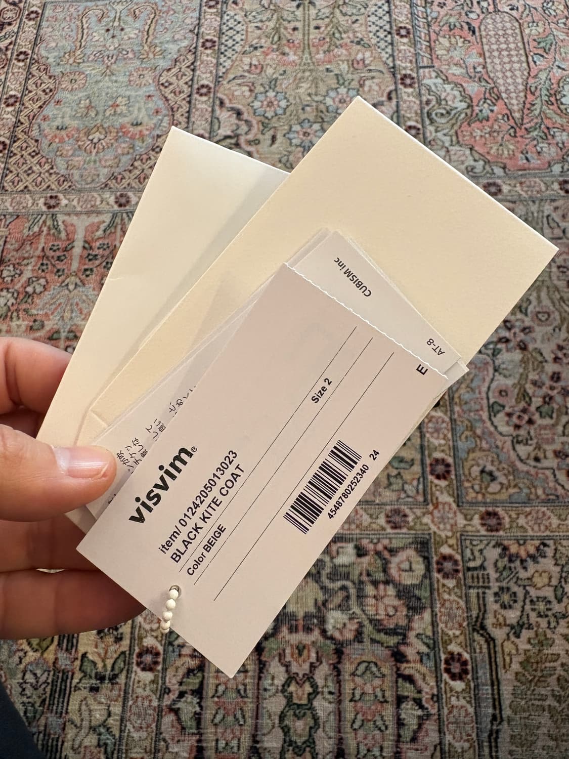 비즈빔 블랙카이트코트 상품이미지5