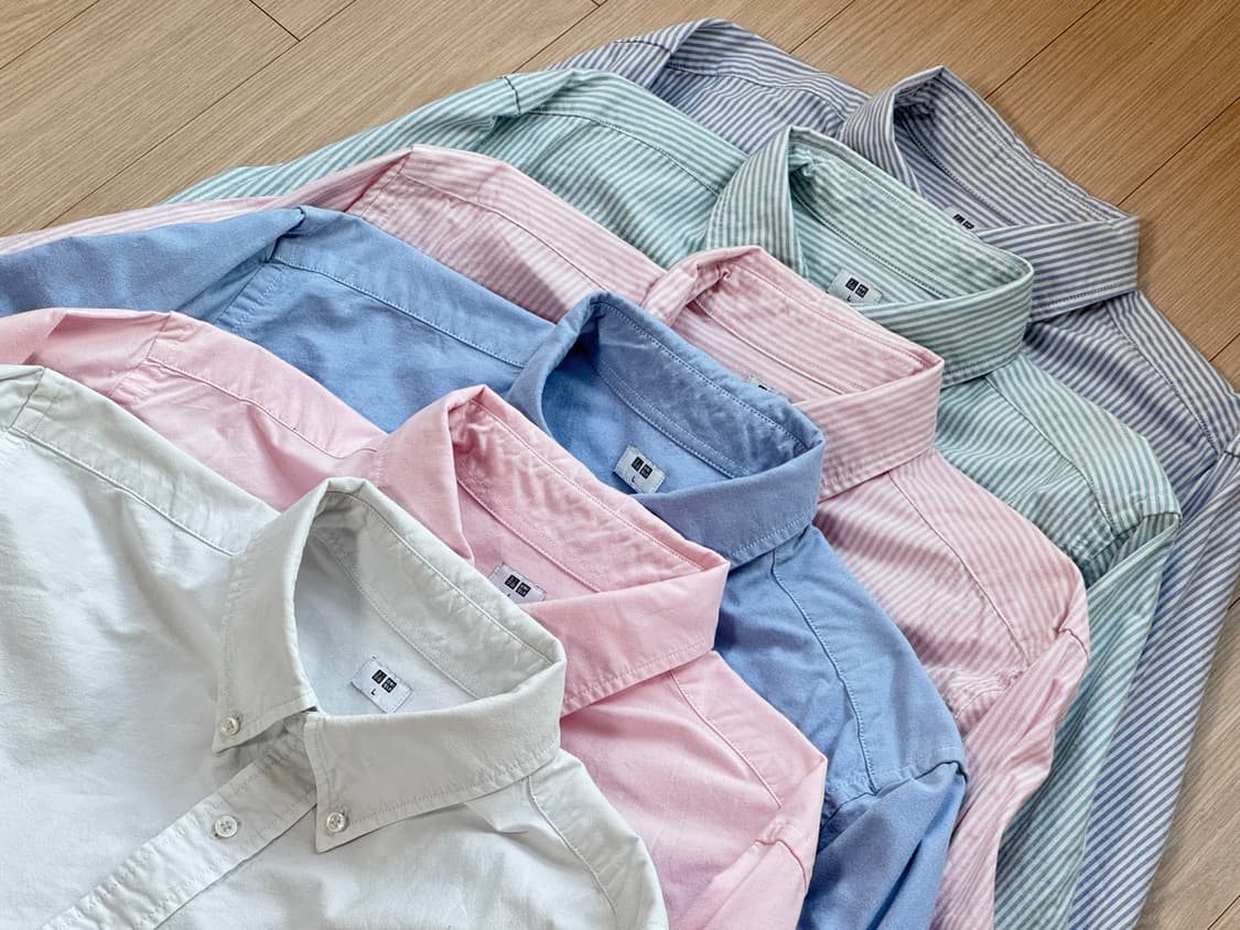 유니클로/코튼 옥스포드 셔츠 4color/L 상품이미지1