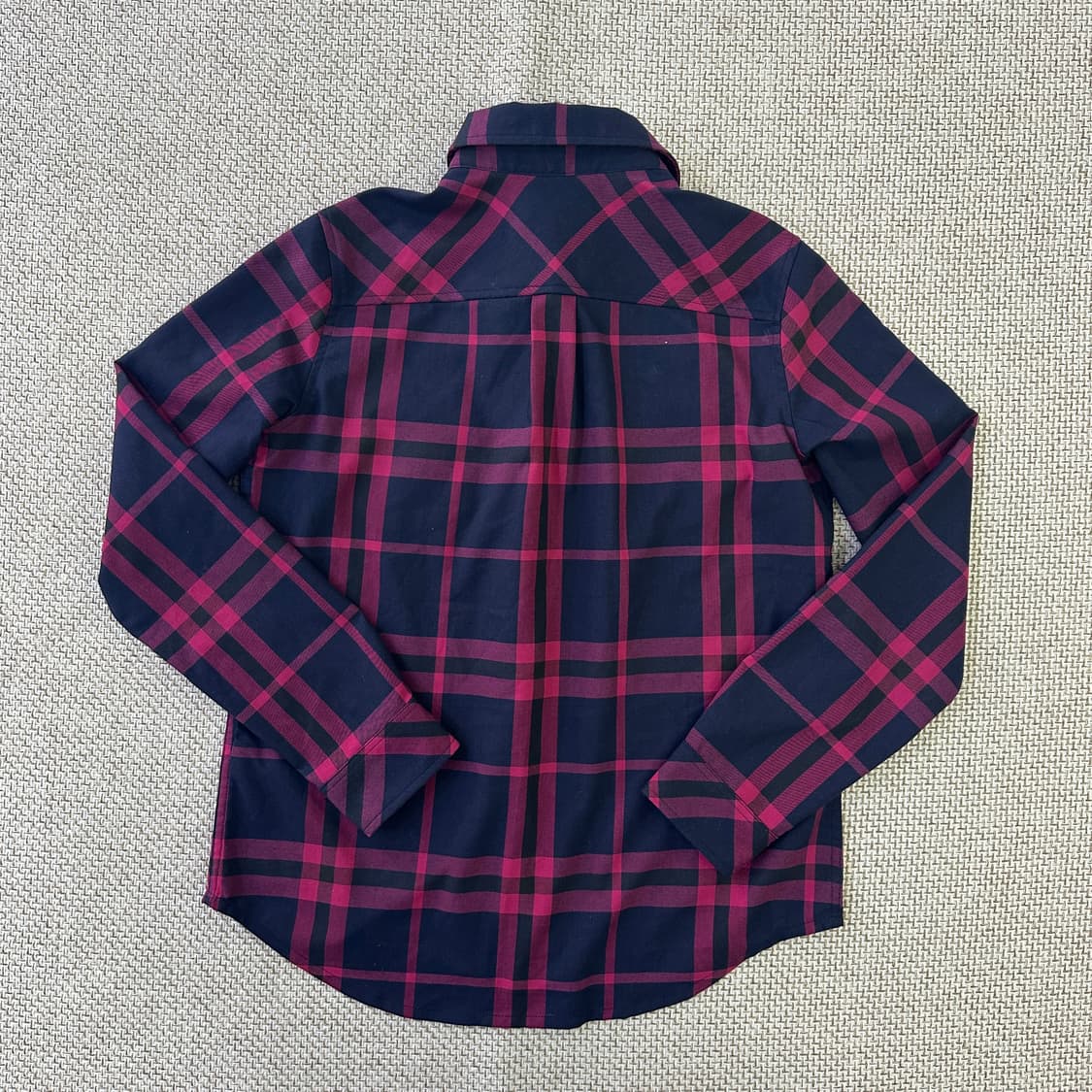 M 노스페이스 체크 패턴 긴팔 셔츠 0420D 상품이미지4