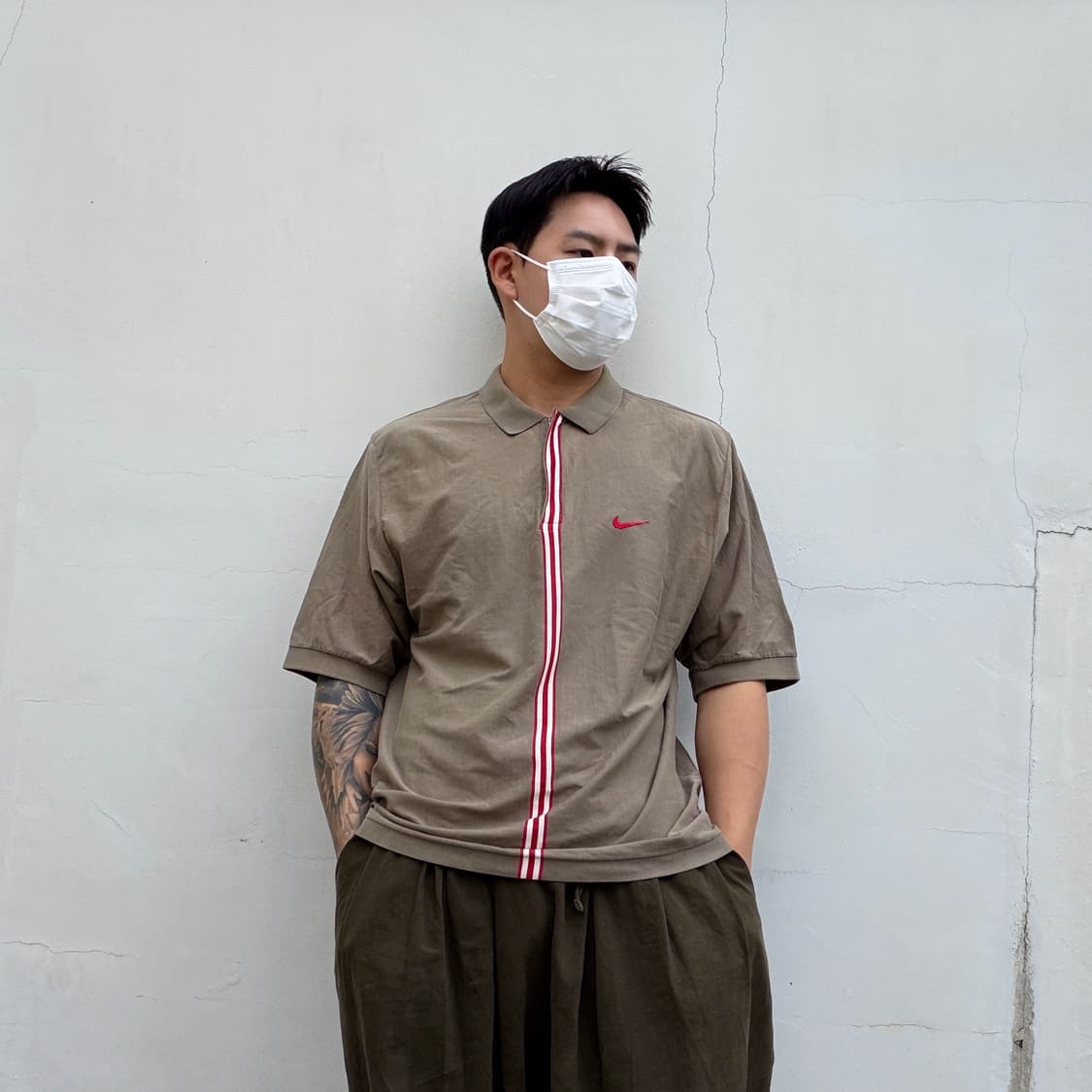 XL)나이키 X 타이거 우즈 90s 올드스쿨 pk 반팔 티셔츠 상품이미지1