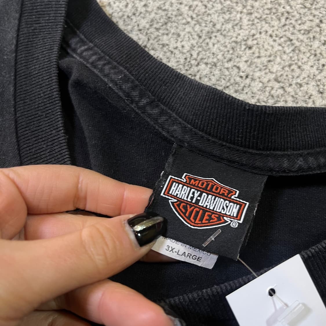 할리데이비슨 빅로고 반팔 티셔츠 상품이미지5