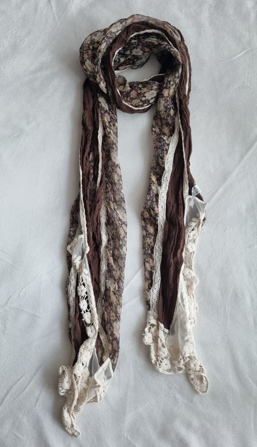빈티지 모리걸 하구미 레이스 머플러 상품이미지1