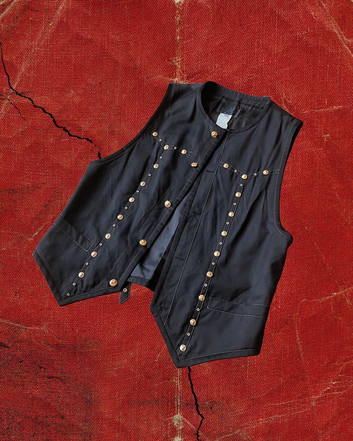 Versace 이스탄테 베르사체 스터드 베스트 조끼 상품이미지1