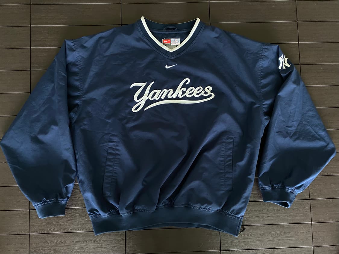 (L) 나이키 양키즈 웜업 바람막이 상품이미지1