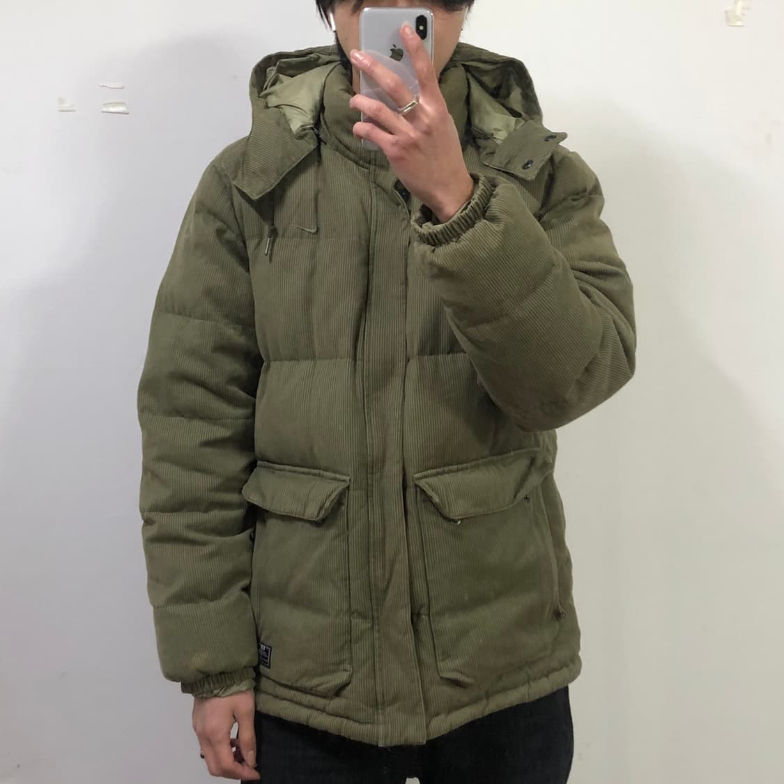 나이키 코듀로이 패딩 파카  상품이미지2